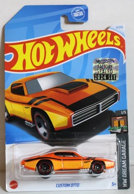 Hot Wheels 2024 HW Dream Garage 1/5 personalizado Otto #6/250 naranja sellado de fábrica Foto 1 de 2