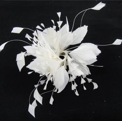 Twisted Goose Coque Feather Mount Flower Hat Millinery Fascinator Royal Ascot  - Image 1 of 4