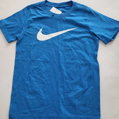 NIKE графический логотип футболка большой мальчиков размер M L XL черный серый 1 экипажа футболка SS футболка - Изображение 1 из 4