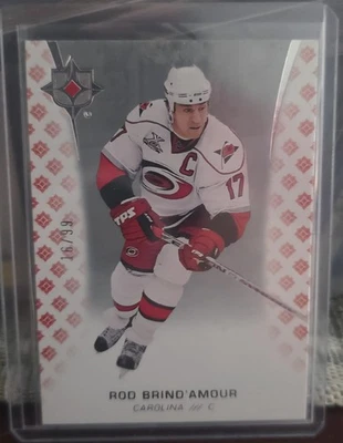 2020 Upper Deck Ultimate Collection Legend /99 Rod Brind'Amour Brind`Amour #76 - Image 1 of 2
