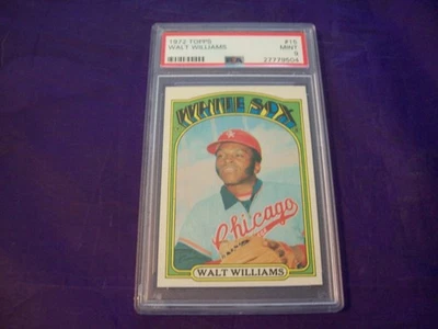 1972 TOPPS #15 沃尔特·威廉斯 PSA 9 — 第 1/2 张图片