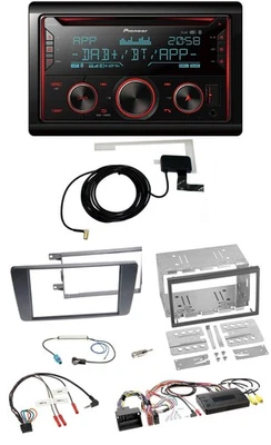 Pioneer 2DIN Lenkrad DAB USB CD Bluetooth Autoradio für Skoda Octavia 09-13 Scou - Bild 1 von 4