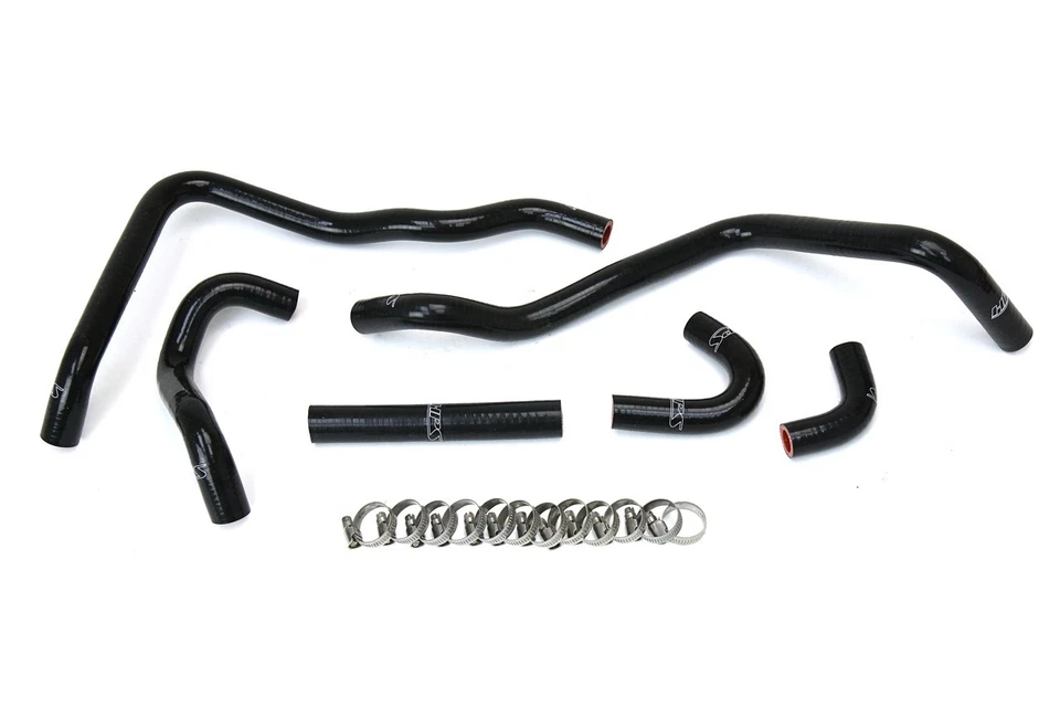 Manguera de calefacción de silicona reforzada negra HPS para Toyota 00-05 MR2 Spyder 1,8 L Foto 1 de 1