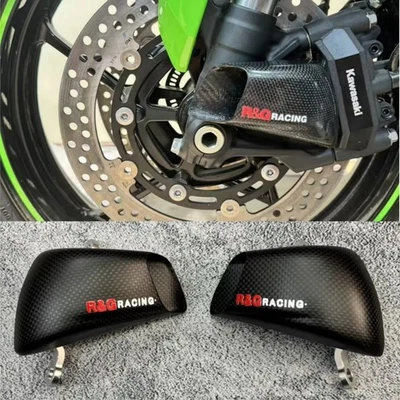 2025 Carbon Fiber Brake Disc Caliper Cooler Air Ducts For KAWASAKI ZX6R 2019- - Image 1 of 4