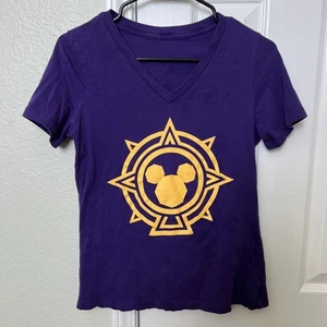 Vintage Mickey Disney Sorcerer's Arena Retired Game | Purple T-Shirt Small -Rare - Picture 1 of 11