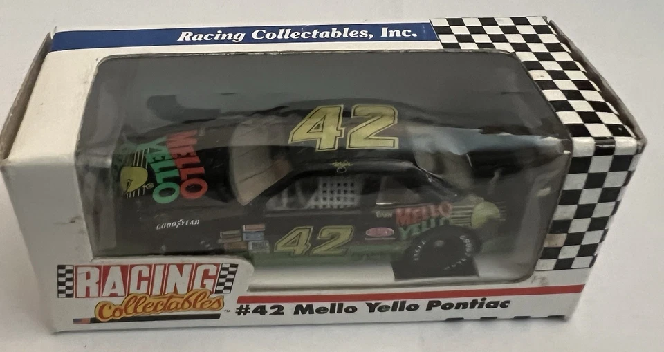 Kyle Petty #42 Mello Yellow 1991 Pontiac Racing Collectibles 1:64 Scale NIB - Image 1 of 1