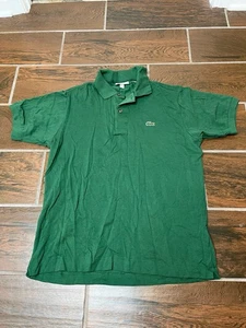 LACOSTE Men’s PARIS Classic Fit Green Polo Size FR 4 US Medium Classic Fit NEW - Picture 1 of 10
