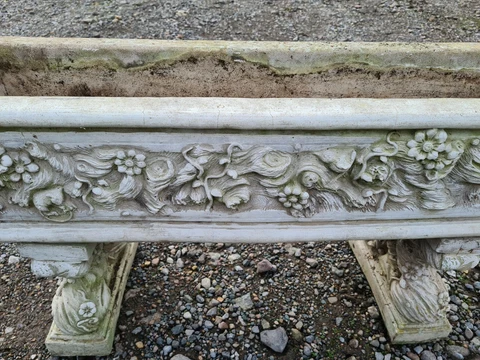 Stone Cast Garden Planters On Pedastals Cover