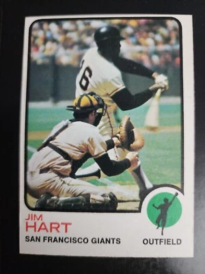 1973 TOPPS JIM HART #538 SAN FRANCISCO GIANTS VINTAGE HIGH# BASEBALL NEARMINT - Image 1 of 2