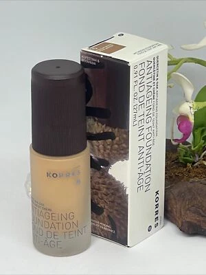 Base antienvejecimiento Korres quercetina y roble - 15 beige medio - 0,91 fl oz - nueva en caja Foto 1 de 3