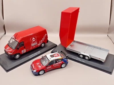 CITROEN JUMPER 2.8 HDI SPORT WRC TRAILER 2001 SCALA 1/43 IXO ALTAYA - Immagine 1 di 4
