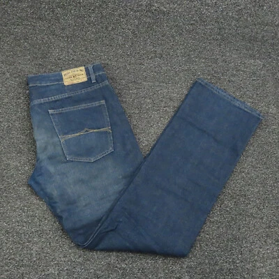 Jeans Plugg Adulto 36x34 Azul Calce Regular Corte Recto Denim Informal Para Hombre Foto 1 de 4