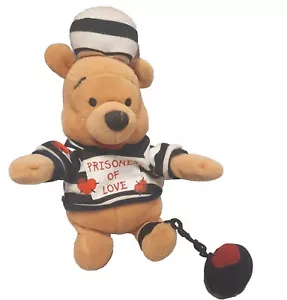 Disney Store Winnie Puuh Gefangener der Liebe Sitzsack Plüsch 8 Zoll Valentinstag - Bild 1 von 7