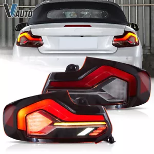 For BMW F22 F23 F87 M2 2 SERIES 2014-2019 LED Tail Lights G87 Style Upgrade Pair - Foto 1 di 17