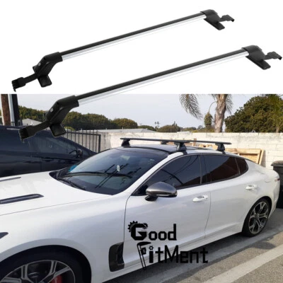 Barra transversal de techo superior para KIA Stinger 2018-2021 43,3"" equipaje de carga con bloqueo Foto 1 de 4