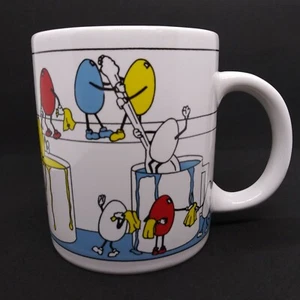 Vintage 1987 EASTER eggs egg painting decorating ceramic coffee tea cup mug  - Picture 1 of 7