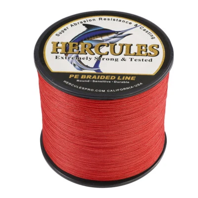 PE 1500M 1640Yds 6-200LB Prueba HERCULES Trenza Línea De Pescar Carpa Foto 1 de 4