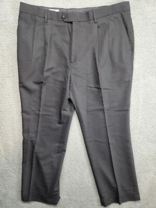 Cutter and Buck Dress Pants Men's 38 30 Flat Front Cuffed Gray  - Picture 1 of 7