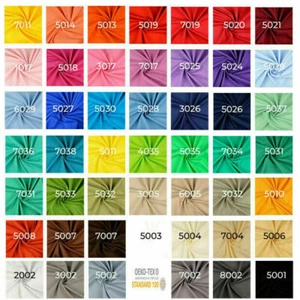 Algodón Petra liso/unicolor-Eco-Tex estándar 100-a 50 cm paño bandera telas - Imagen 1 de 70