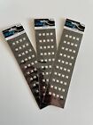 120 Iron-On Studs Silver Square .25" for fabric (3 packages of 40 each) NEW