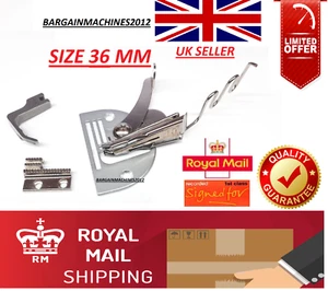 BINDING ATTACHMENT DOUBLE FOLD BINDER SIZE=36 MM INDUSTRIAL SEWING MACHINE PART - Picture 1 of 3