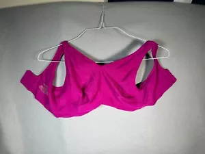 Catherines Bra Womens Size 46 Pink Wireless Seamless Comfort NWT ( 332) - Picture 1 of 5
