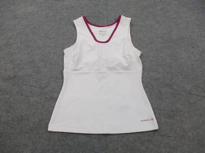 Merrell Tank Top Womens Small White Active Opti Wick Hiking Camping Outdoor * - Image 1 of 4