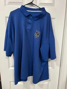New York Mets Polo Shirt Men's Blue 3 or 4XL Gently Used Read For Measurements - Picture 1 of 1