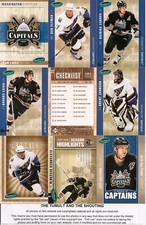 2005-06 Parkhurst by UD Washington Capitals Master Team Set (25) Oveckin RC!!!