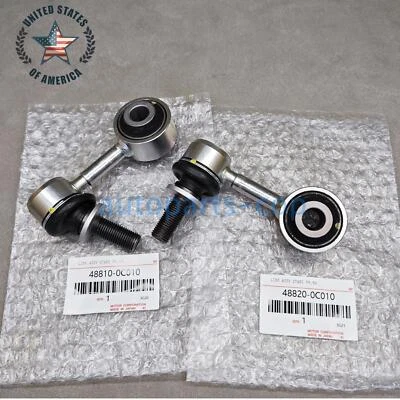 New New FRONT STABILIZER BAR LINKS W/NUT For TOYOTA 08-22 SEQUOIA-07-21 TUNDRA - Изображение 1 из 4