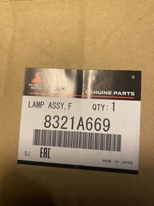 2016-2022 Mitsubishi Outlander Foglight assembly - Picture 1 of 3