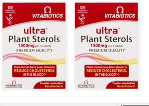 2 x Vitabiotics Ultra Plant Sterols (500mg) 30 Tablets - Picture 1 of 1