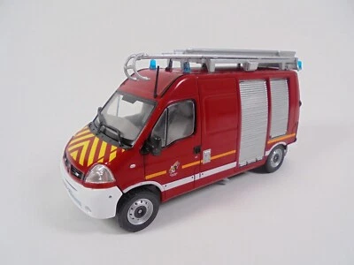 Véhicule de Pompiers Renault Master - 1:43 Hachette Camion CPL31 - Photo 1/4