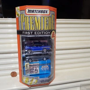Matchbox 1997 Premiere First Edition 1957 BLUE CHEVY BEL-AIR 1st Production Set - Picture 1 of 7