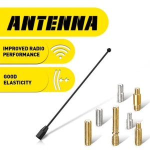 7" Black Stainless Antenna Mast AM/FM for Jeep Compass / Patriot 2007-2017 New X - Picture 1 of 9