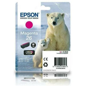 Cartucho de tinta genuino C13T26134010 Magenta Epson 26 serie oso polar T2613 - Imagen 1 de 1