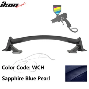 Fits 22-25 Subaru WRX 5th Type R TR Rear Trunk Spoiler Painted #WCH Blue Pearl - Picture 1 of 4