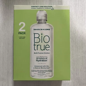 Biotrue Contact Lens Solution for Soft Contact Lenses 10 fl oz 2 Pack with Case - Picture 1 of 1