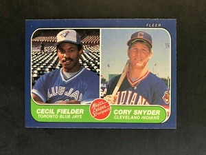 1986 Fleer Baseball Card #653 Cecil Fielder Rookie Card Toronto Blue Jays - Picture 1 of 2