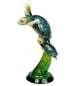 Natures Creations Sea Turtle Duo 11 inch Figurine D62038 Retired Tortuga - Imagen 1 de 2