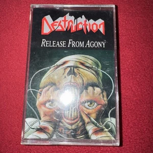 Release From Agony by Destruction (Cassette, 1988, Profile Records) Out Of Print - Picture 1 of 6