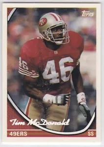 G) 1994 Topps Football Trading Card - Tim McDonald - #179 - Bild 1 von 2