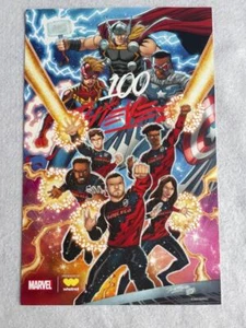 Póster de cómic promocional original de Marvel 100 Thieves - 11""x17"" SDCC 2022 COMO NUEVO - Imagen 1 de 1