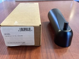 NEW Moen 3839BL 6-1/2” Tub Spout w/Integrated Diverter Matte Black B249 - Picture 1 of 3