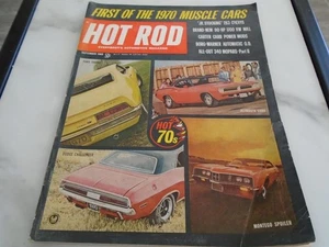 Hot Rod Sept 1969, Cuda, Montego Spoiler, Dodge Challenger, Ford Torino, Vette - Bild 1 von 1