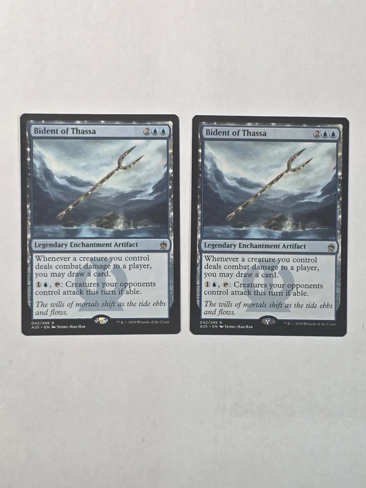 2x Bident Of Thassa - Masters 25 - M25 - Near Mint - MTG - Image 1 of 1