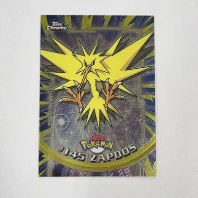 2000 Topps Chrome Pokemon Series 2 #145 Zapdos Holo Embossed LP - Image 1 of 4