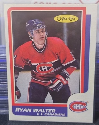 86-87 O-Pee-Chee Ryan Walter 🚨🚨🚨 Montreal Canadiens  - Image 1 of 2