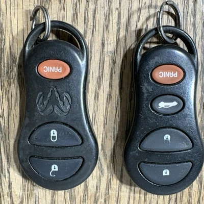 Оригинальный брелок для дистанционного передатчика RAM CHRYSLER RAM GQ43VT9T 56045497AA, 04602260AA - Изображение 1 из 4