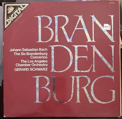 The Six Brandenburg Concertos - Bach - Los Angeles Chamber Orchestra Double LP - Image 1 of 4